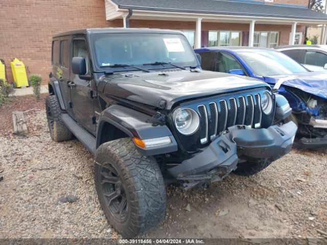 Aukcja sprzedaży 2019 Jeep Wrangler Unlimited Sahara, vin: 1C4HJXEG2KW543655, numer aukcji: 39118456