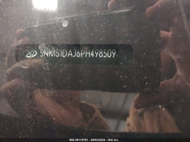 5NMS1DAJ6PH498509 Hyundai Santa Fe Se