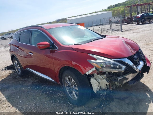 Nissan MURANO SV 2018 5N1AZ2MH7JN153593 zdjęcie główne