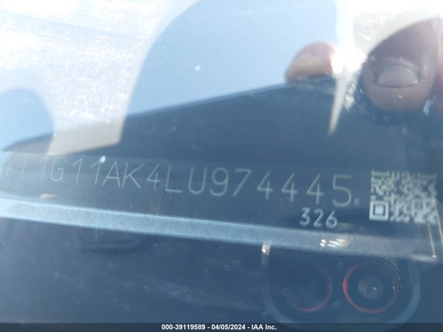 Toyota CAMRY SE 2020 4T1G11AK4LU974445 Image 9
