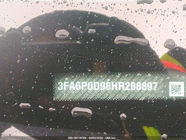 Ford Fusion Titanium 2017 3FA6P0D98HR288897 Image 9