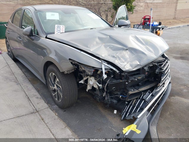 Hyundai Sonata Blue 2021 KMHL24JJ5MA026739 Image 6