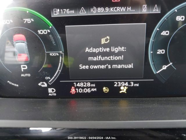 WA1AAAGE8NB011925 Audi E-tron Premium Quattro