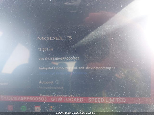 Tesla Model 3 Rear-wheel Drive 2023 5YJ3E1EA9PF600503 Image 7
