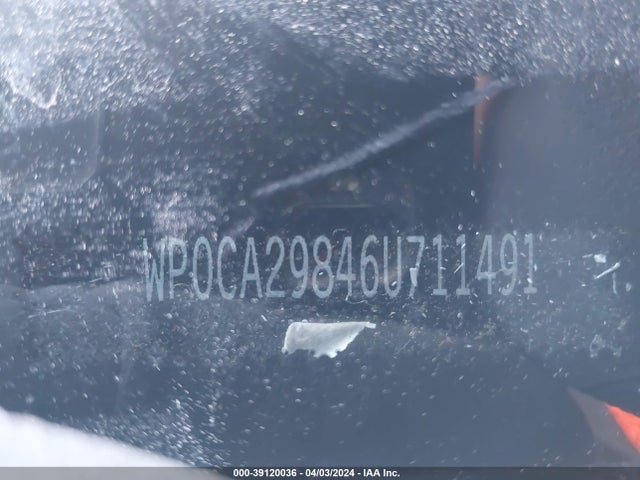 2006 PORSCHE BOXSTER WP0CA29846U711491 Photo 8