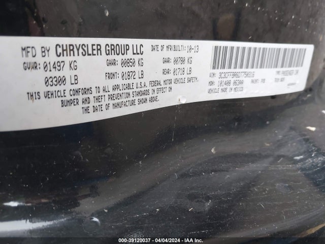 2013 FIAT 500 3C3CFFBR6DT750316 Photo 8