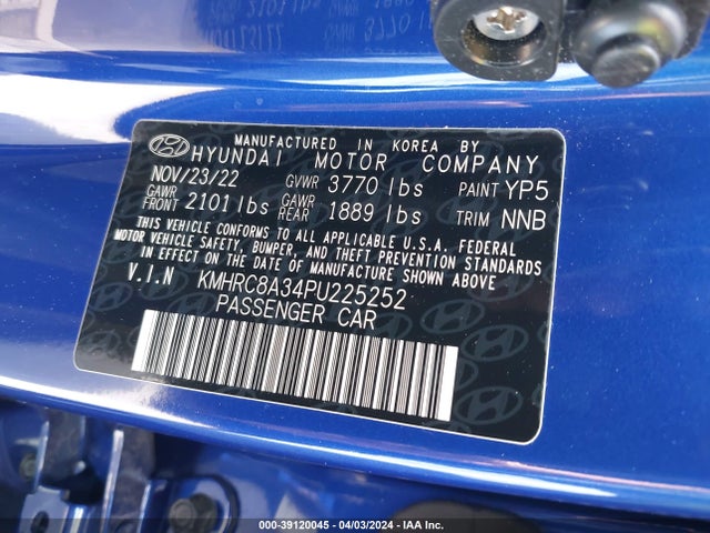 Hyundai Venue Limited 2023 KMHRC8A34PU225252 Image 9