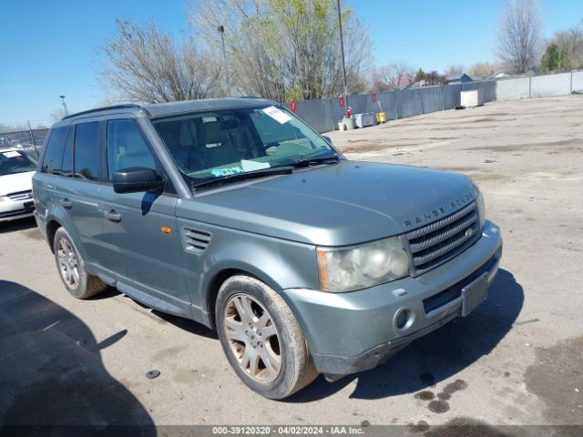 Auction sale of the 2006 Land Rover Range Rover Sport Hse, vin: SALSF254X6A975647, lot number: 39120320