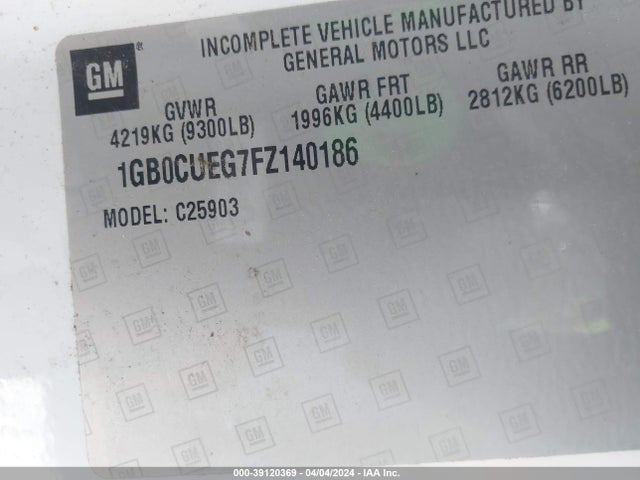 Chevrolet Silverado 2500hd Wt 2015 1GB0CUEG7FZ140186 Image 9