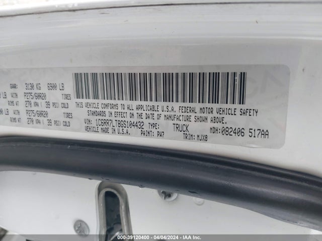 RAM 1500 Big Horn 2016 1C6RR7LT8GS104432 Image 9