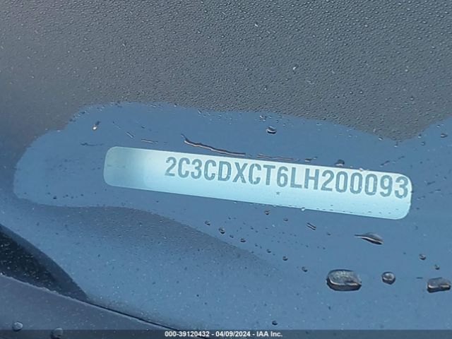 2C3CDXCT6LH200093 Dodge Charger R/t Rwd