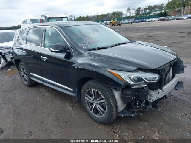 Auction sale of the 2019 Infiniti Qx60 Pure, vin: 5N1DL0MM9KC532186, lot number: 39120671