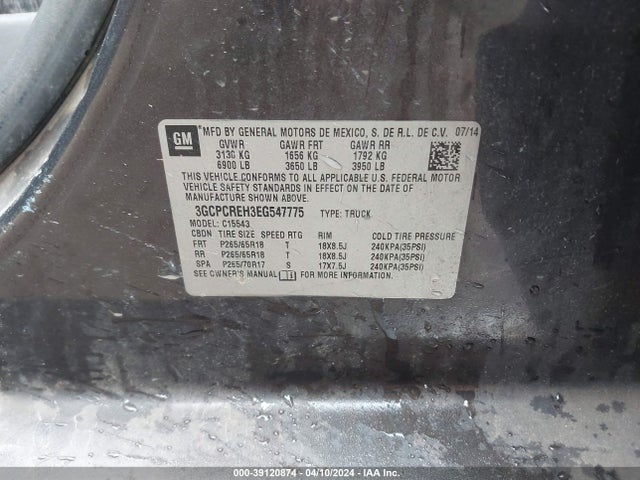 Chevrolet Silverado 1500 1lt 2014 3GCPCREH3EG547775 Image 9