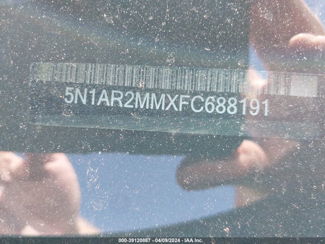 Nissan Pathfinder Platinum 2015 5N1AR2MMXFC688191 Image 12