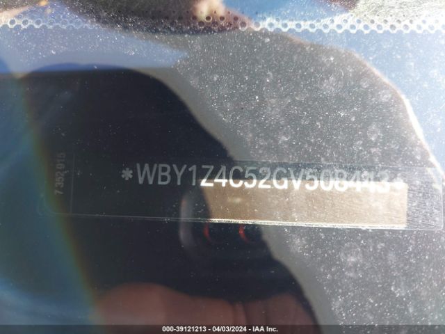 WBY1Z4C52GV508443 BMW I3 Base W/range Extender