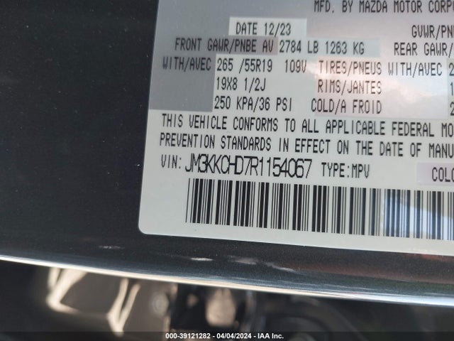 Mazda Cx-90 3.3 Turbo Preferred Plus 2024 JM3KKCHD7R1154067 Image 9