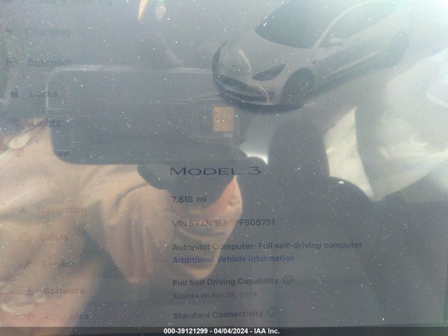5YJ3E1EA6PF508751 Tesla Model 3 Rear-wheel Drive