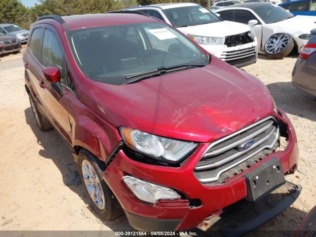Auction sale of the 2020 Ford Ecosport Se, vin: MAJ6S3GL5LC327038, lot number: 39121564