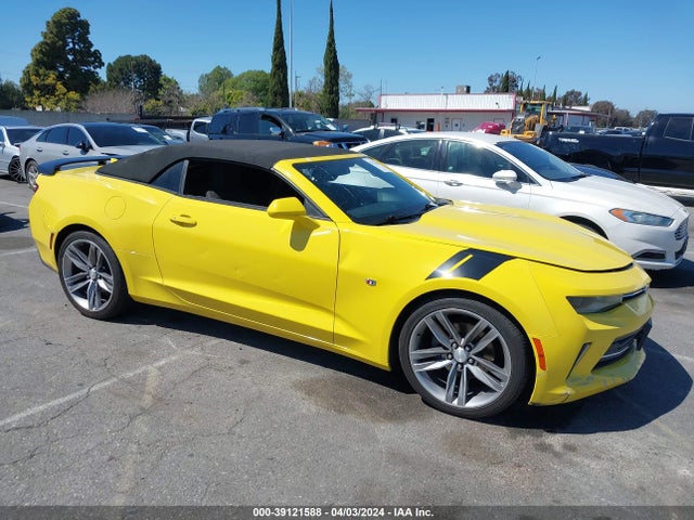 Chevrolet Camaro 1lt 2018 1G1FB3DS9J0148918 головне зображення