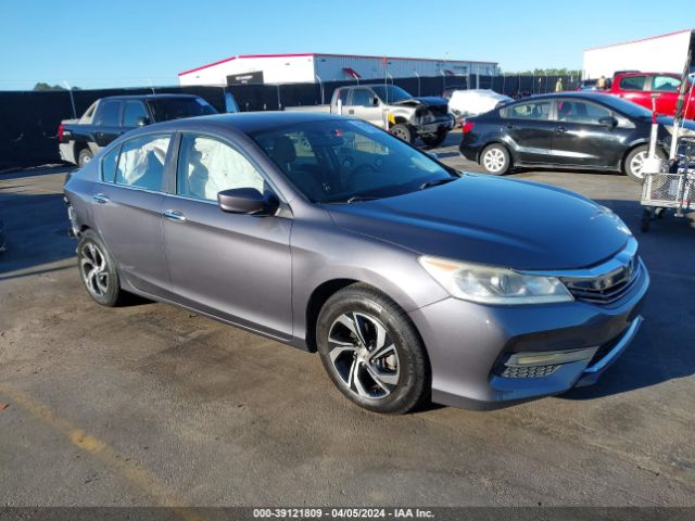 Aukcja sprzedaży 2016 Honda Accord Lx, vin: 1HGCR2F32GA211657, numer aukcji: 39121809