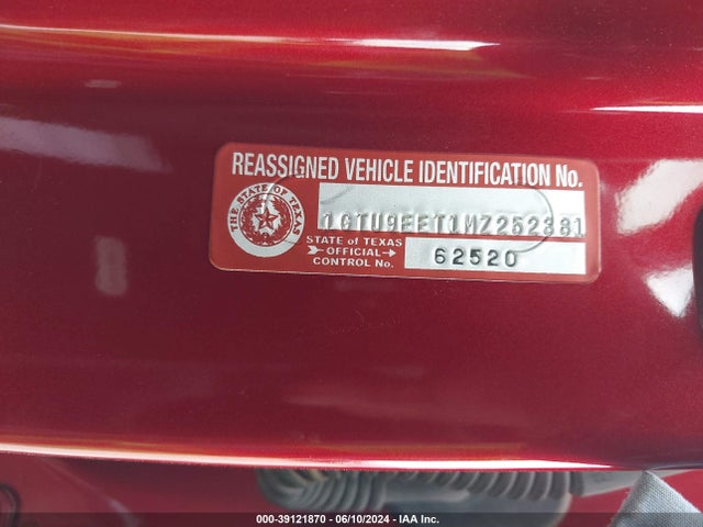 1GTU9EET1MZ252381 GMC Sierra 1500 4wd  Short Box At4