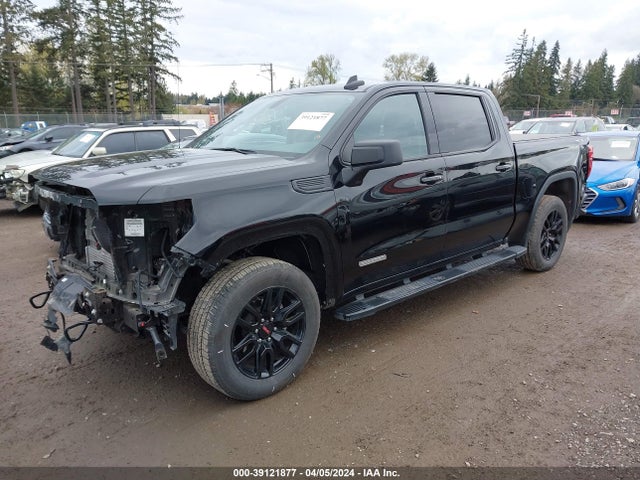 GMC Sierra 1500 4wd  Short Box Elevation 2021 3GTP9CEK5MG180514 Image 2