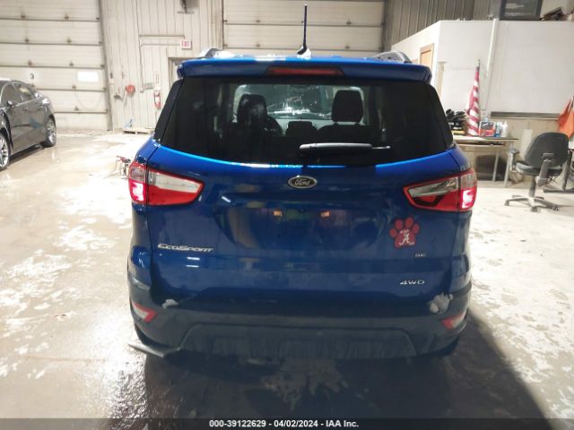 MAJ6S3GL4KC262231 Ford Ecosport Se