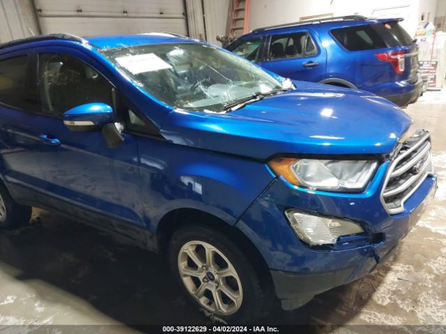 MAJ6S3GL4KC262231 Ford Ecosport Se