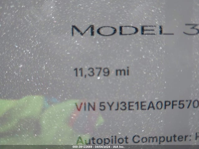 Tesla Model 3 Rear-wheel Drive 2023 5YJ3E1EA0PF570484 Image 15