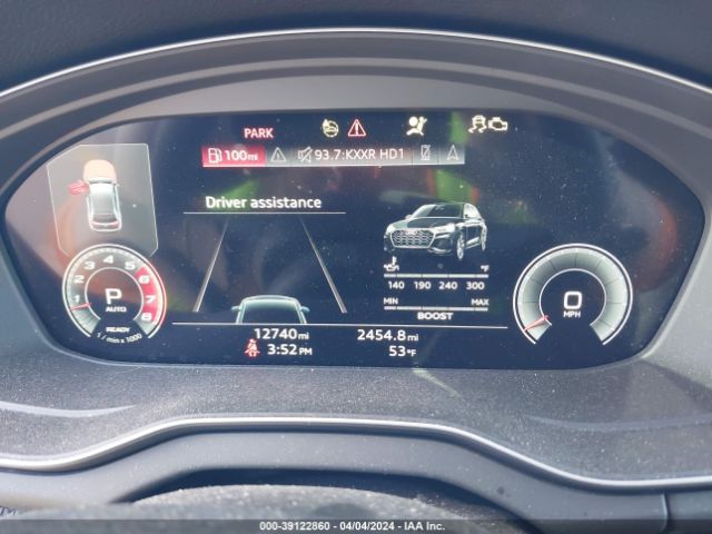 WA1B4AFY7P2003972 Audi Sq5 Premium Plus Tfsi Quattro Tiptronic