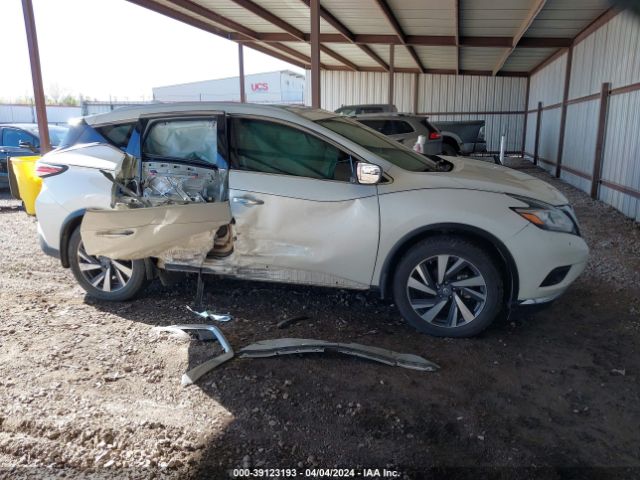 5N1AZ2MG1JN185219 Nissan Murano Platinum