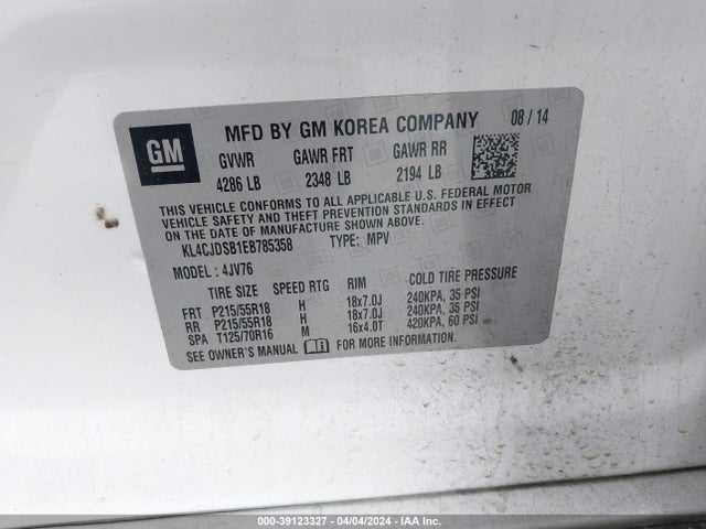 Buick Encore Premium 2014 KL4CJDSB1EB785358 Image 9