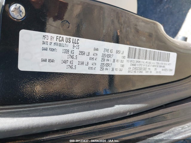Dodge Grand Caravan Sxt 2016 2C4RDGCG9GR153697 Image 9