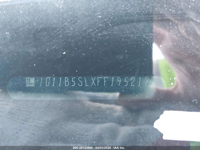 Chevrolet MALIBU LS 2015 1G11B5SLXFF195218 Image 9