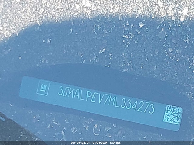 3GKALPEV7ML334273 GMC Terrain Fwd Slt