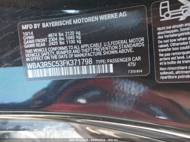 WBA3R5C53FK371798 BMW 435i Xdrive