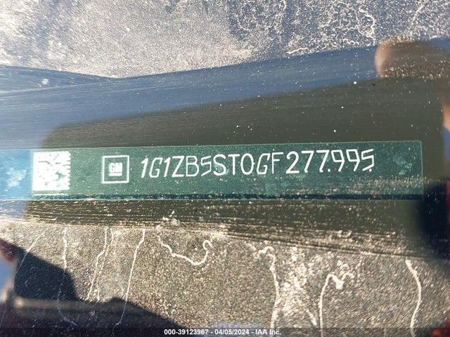 Chevrolet MALIBU LS 2016 1G1ZB5ST0GF277995 Image 9