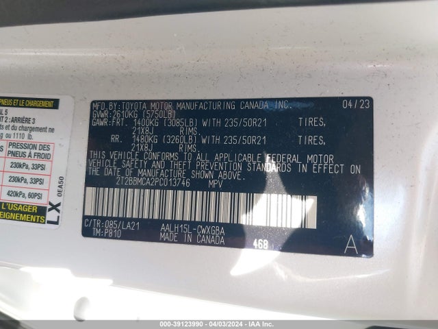 Lexus Rx 350h Luxury 2023 2T2BBMCA2PC013746 Image 9