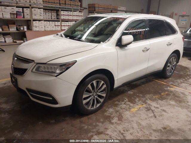 5FRYD4H43GB011834 Acura Mdx Technology   Acurawatch Plus Packages/technology Package
