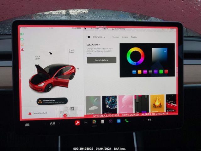 5YJ3E1EA3JF051307 Tesla Model 3 Long Range/mid Range