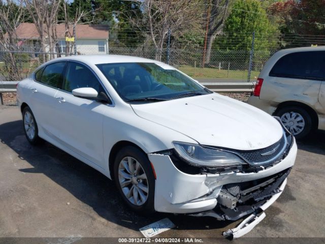 Продажа на аукционе авто 2015 Chrysler 200 C, vin: 1C3CCCCB9FN599922, номер лота: 39124722