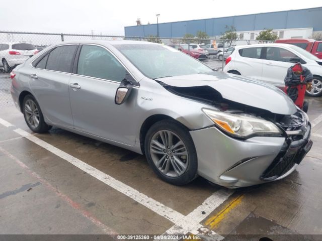 Auction sale of the 2015 Toyota Camry Hybrid Se, vin: 4T1BD1FK5FU162005, lot number: 39125360