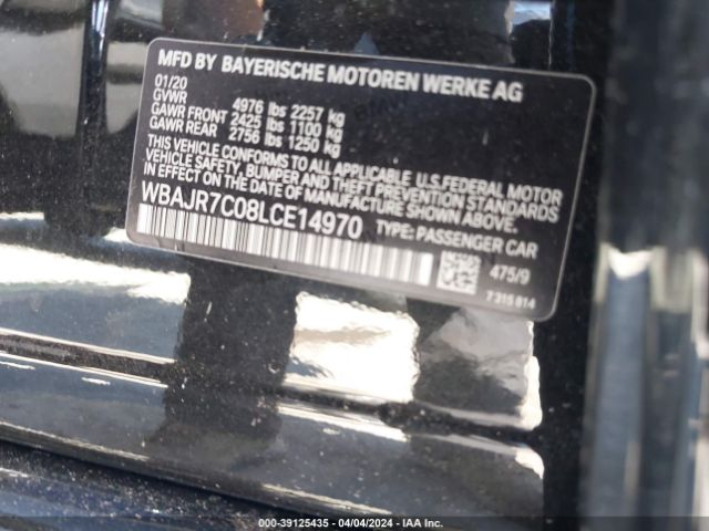 WBAJR7C08LCE14970 BMW 530i Xdrive