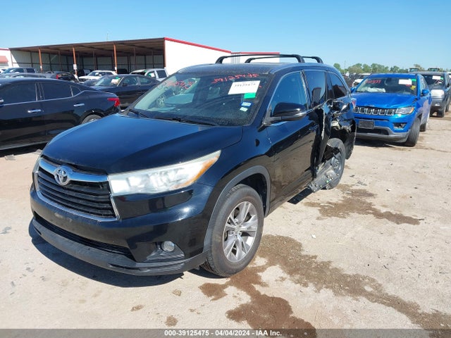 Toyota Highlander Xle V6 2015 5TDKKRFH8FS064183 Image 2