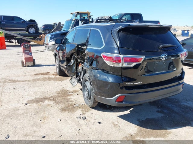Toyota Highlander Xle V6 2015 5TDKKRFH8FS064183 Image 3