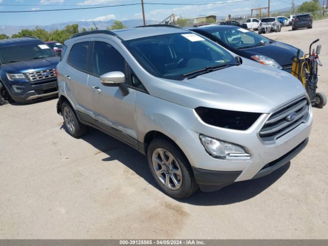 Auction sale of the 2021 Ford Ecosport Se, vin: MAJ3S2GE2MC442390, lot number: 39125565