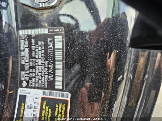 2009 MINI COOPER WMWMM93529TL04070 Photo 8
