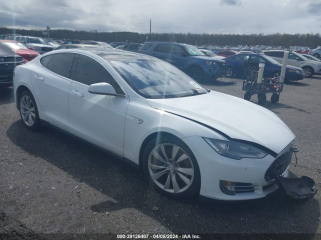 2014 Tesla Model S P85 მანქანა იყიდება აუქციონზე, vin: 5YJSA1H15EFP52875, აუქციონის ნომერი: 39126407