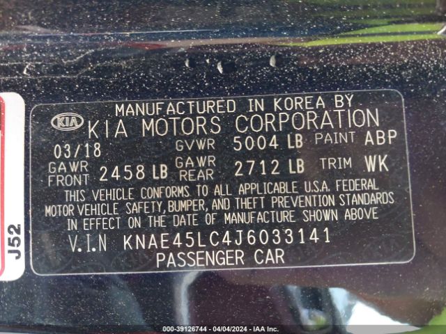 KNAE45LC4J6033141 KIA Stinger Gt1