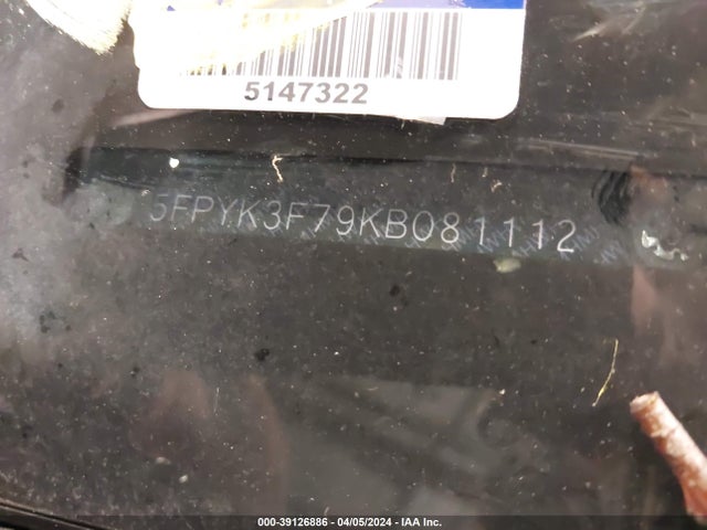 Honda Ridgeline Rtl-t 2019 5FPYK3F64KB027742 Image 17